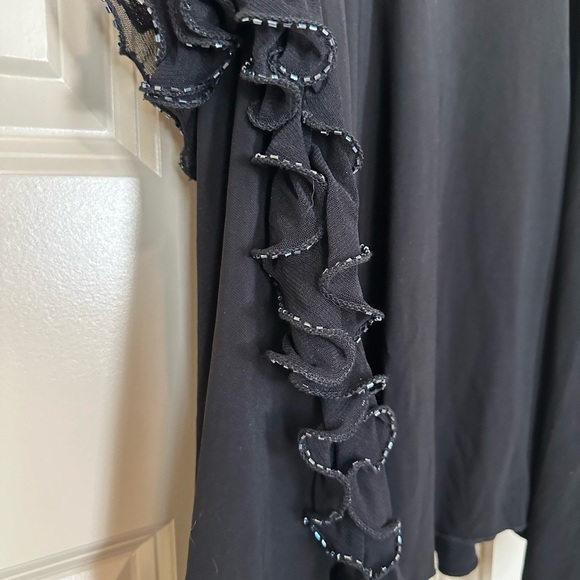 Amanda Adams Couture Hand Beaded and Sequin Embellished Tunic - Picture 8 of 10